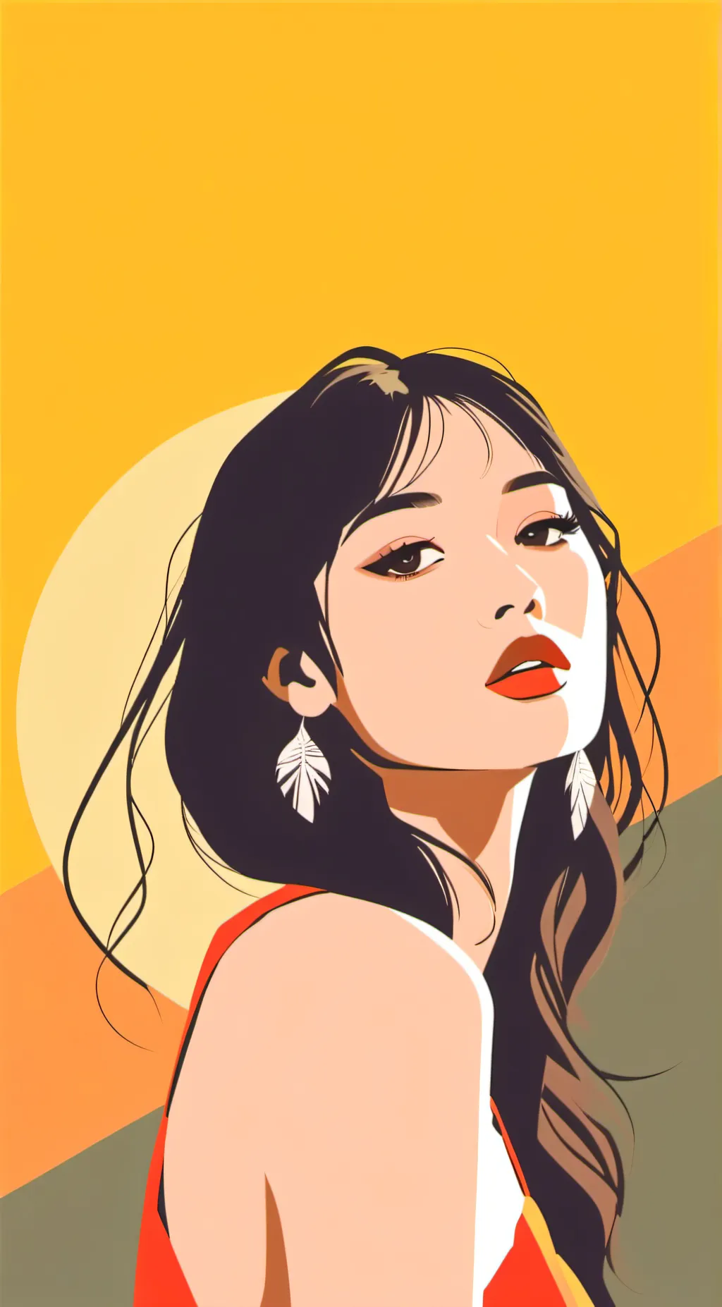 ai character: Lisa  background