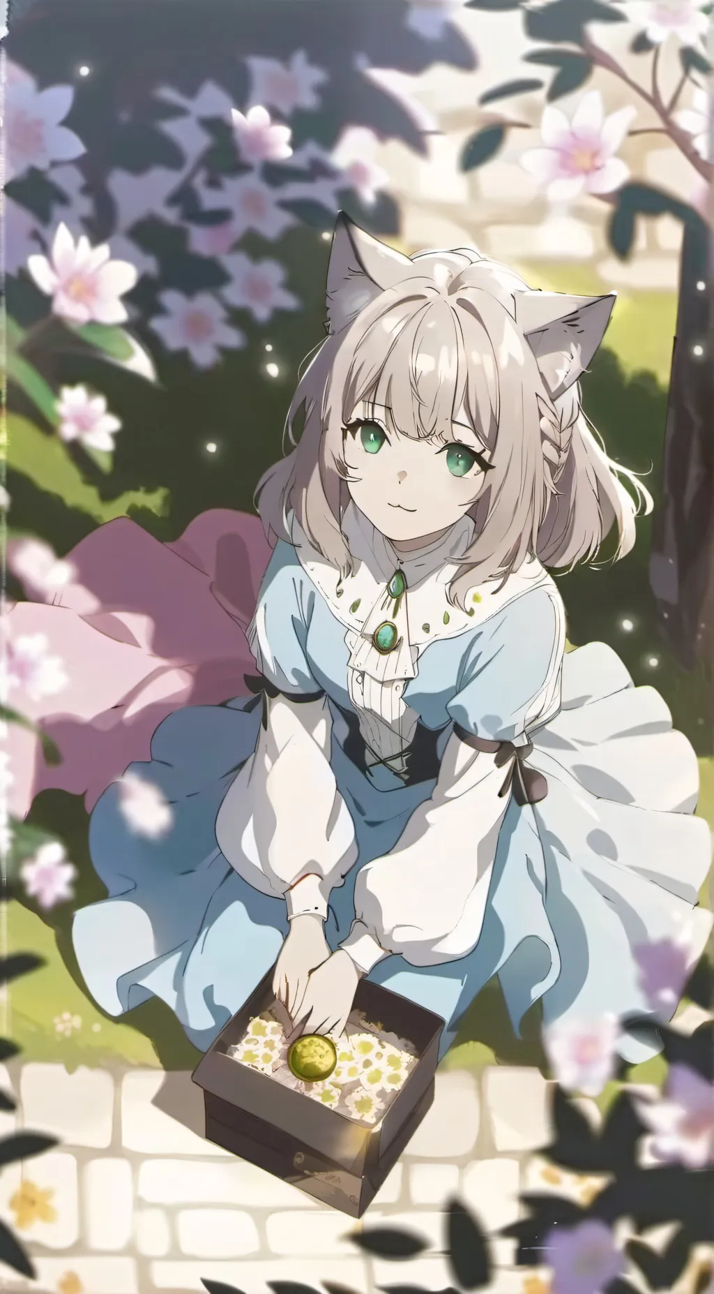 ai character: Kat background