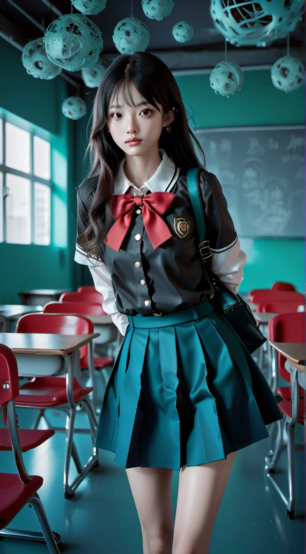 ai character: X•X LUNA X•X background