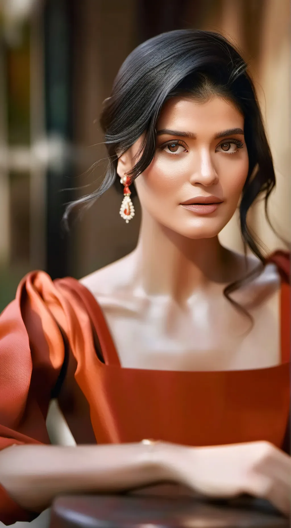 ai character: Kylie Jenner  background