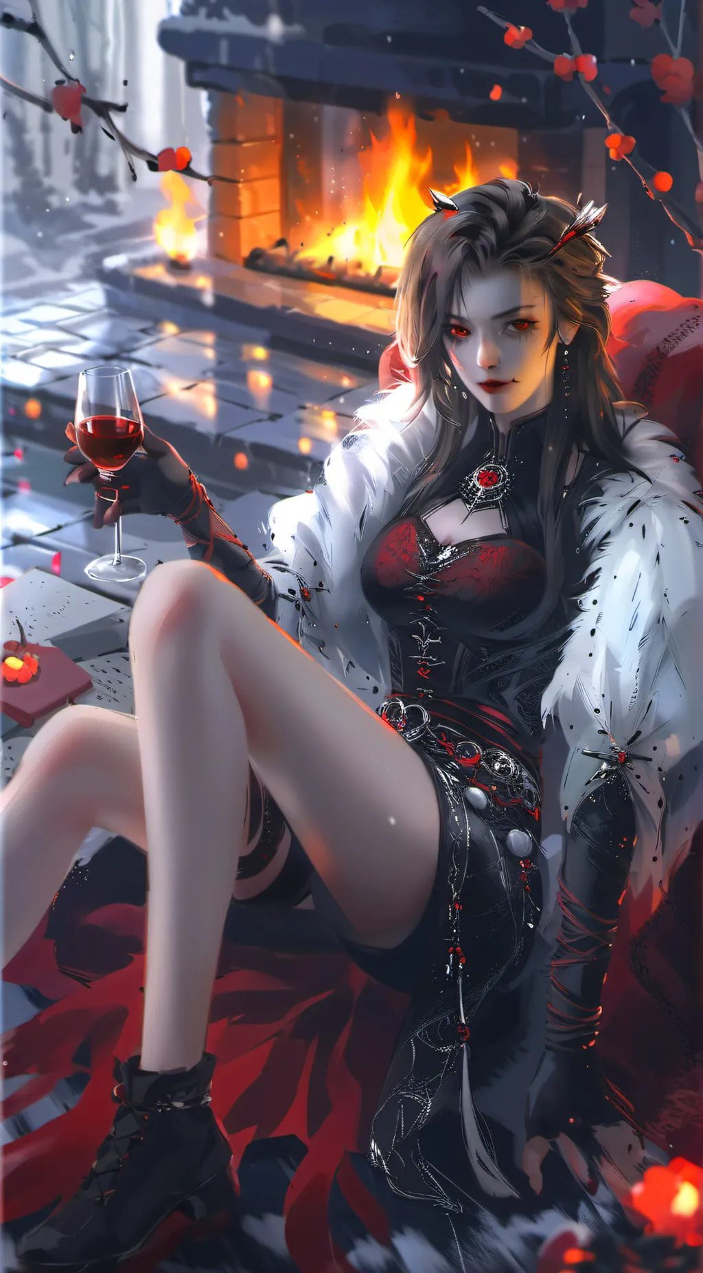 ai character: Saora Bloom background