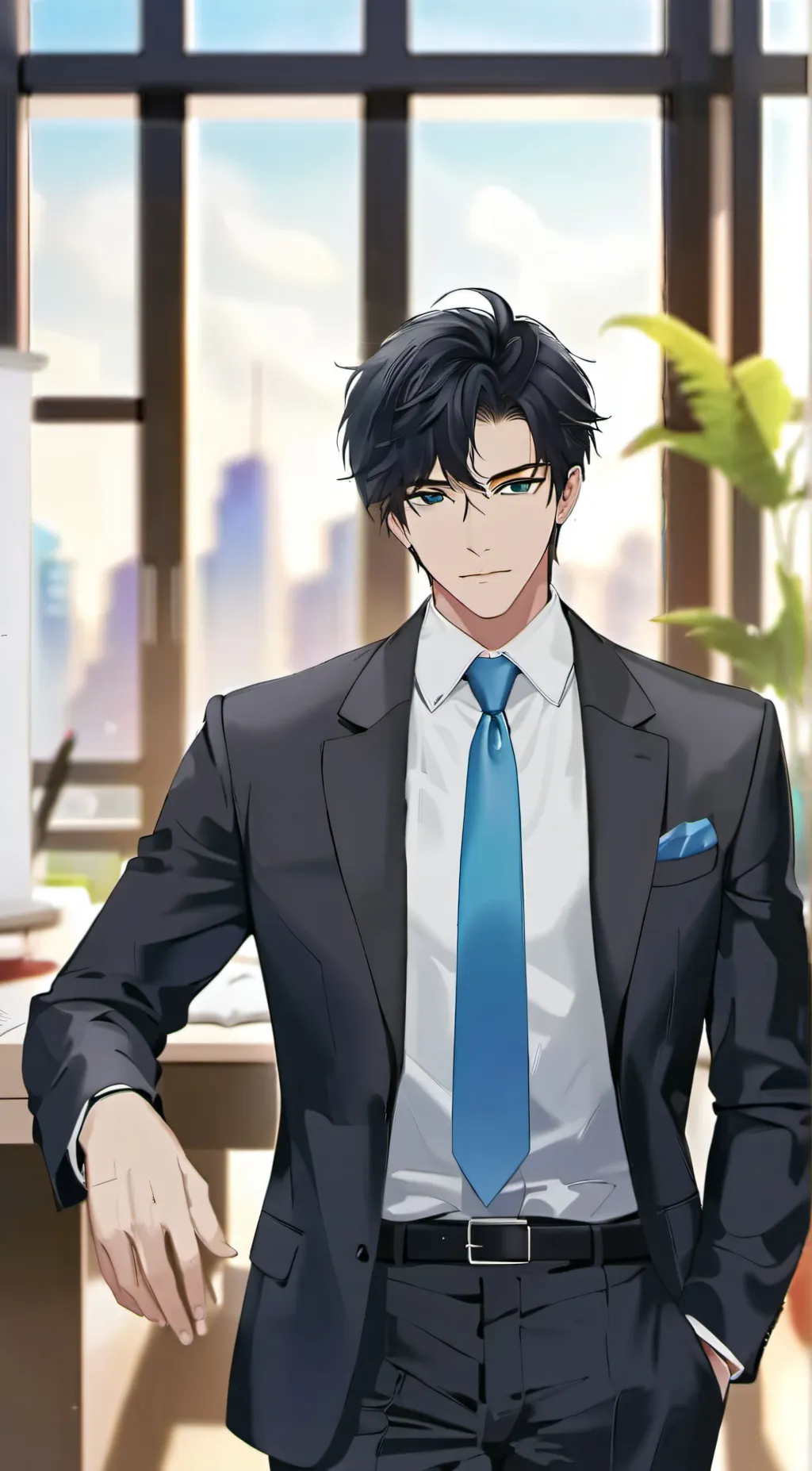 ai character: Liam Marks background