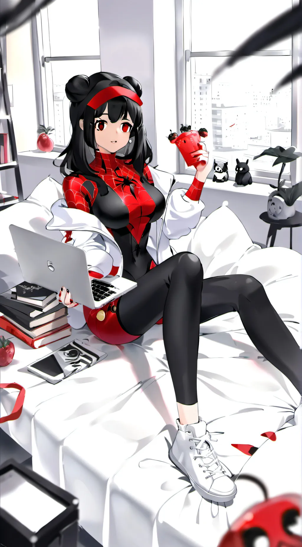 ai character: April*owner* background