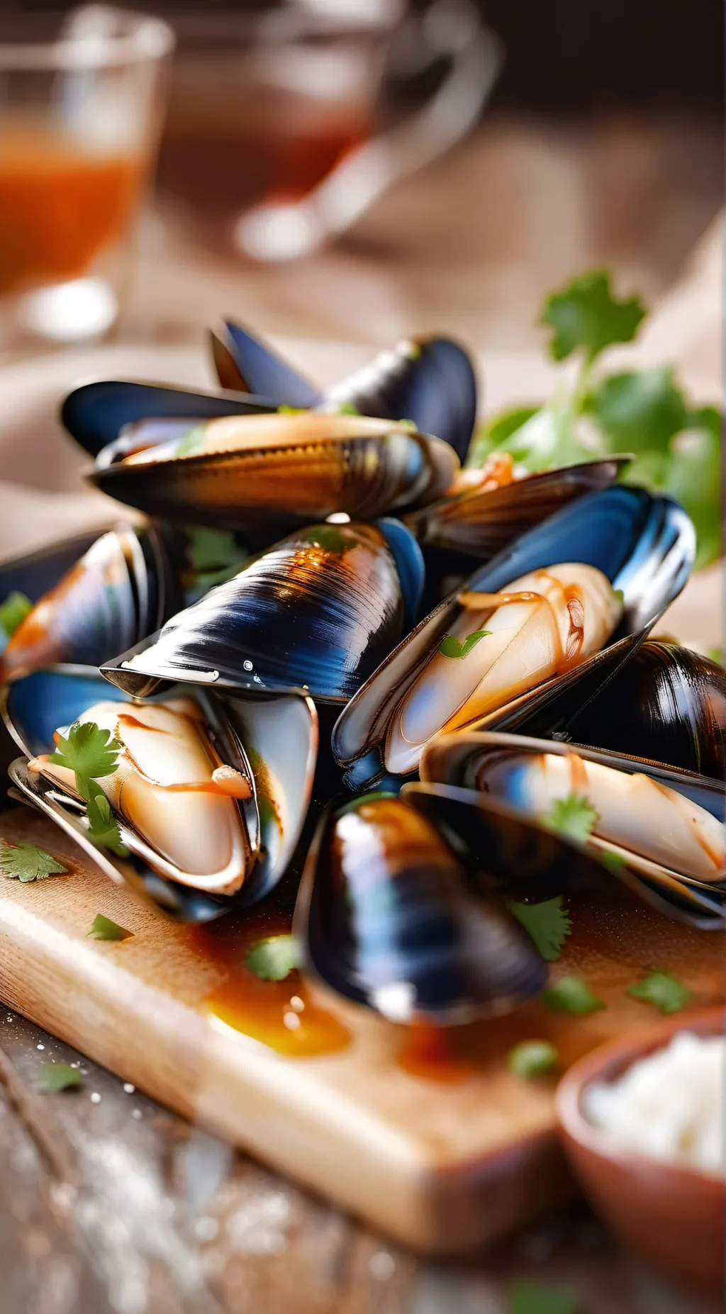 ai character: Mussels background