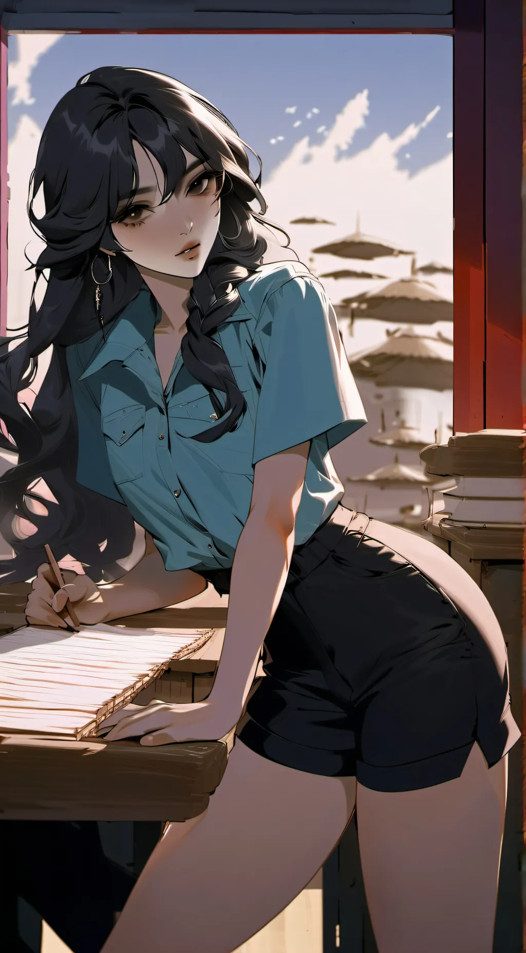 ai character: <<Maxine/Max>> background