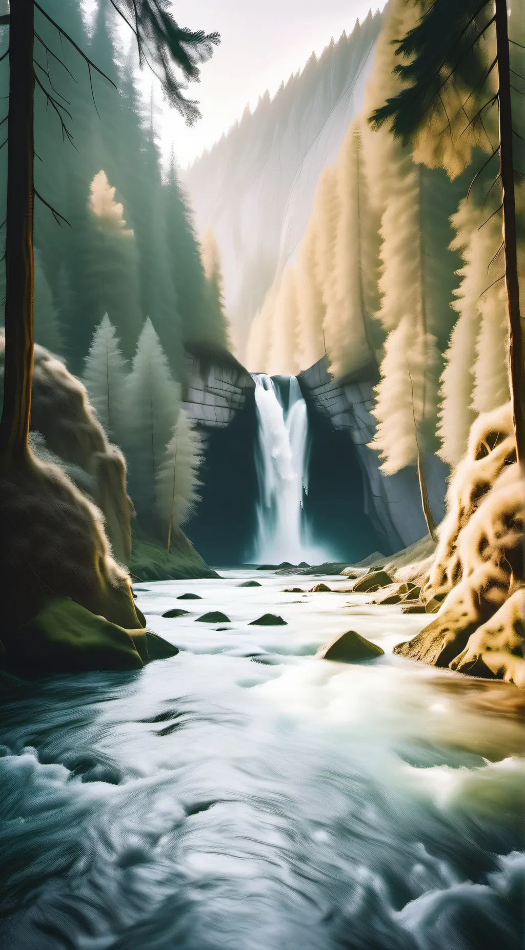 ai character: Camping trip ⛺ background
