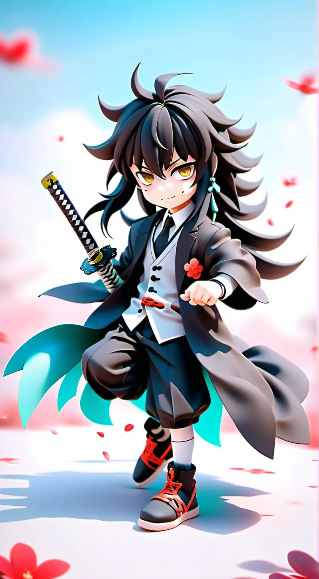 ai character: muichiro tokito background