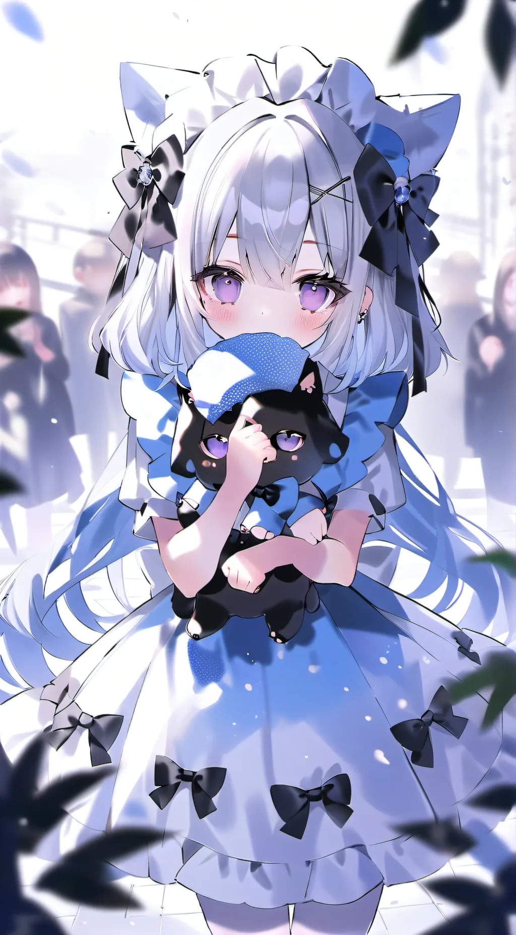 ai character: Meow background