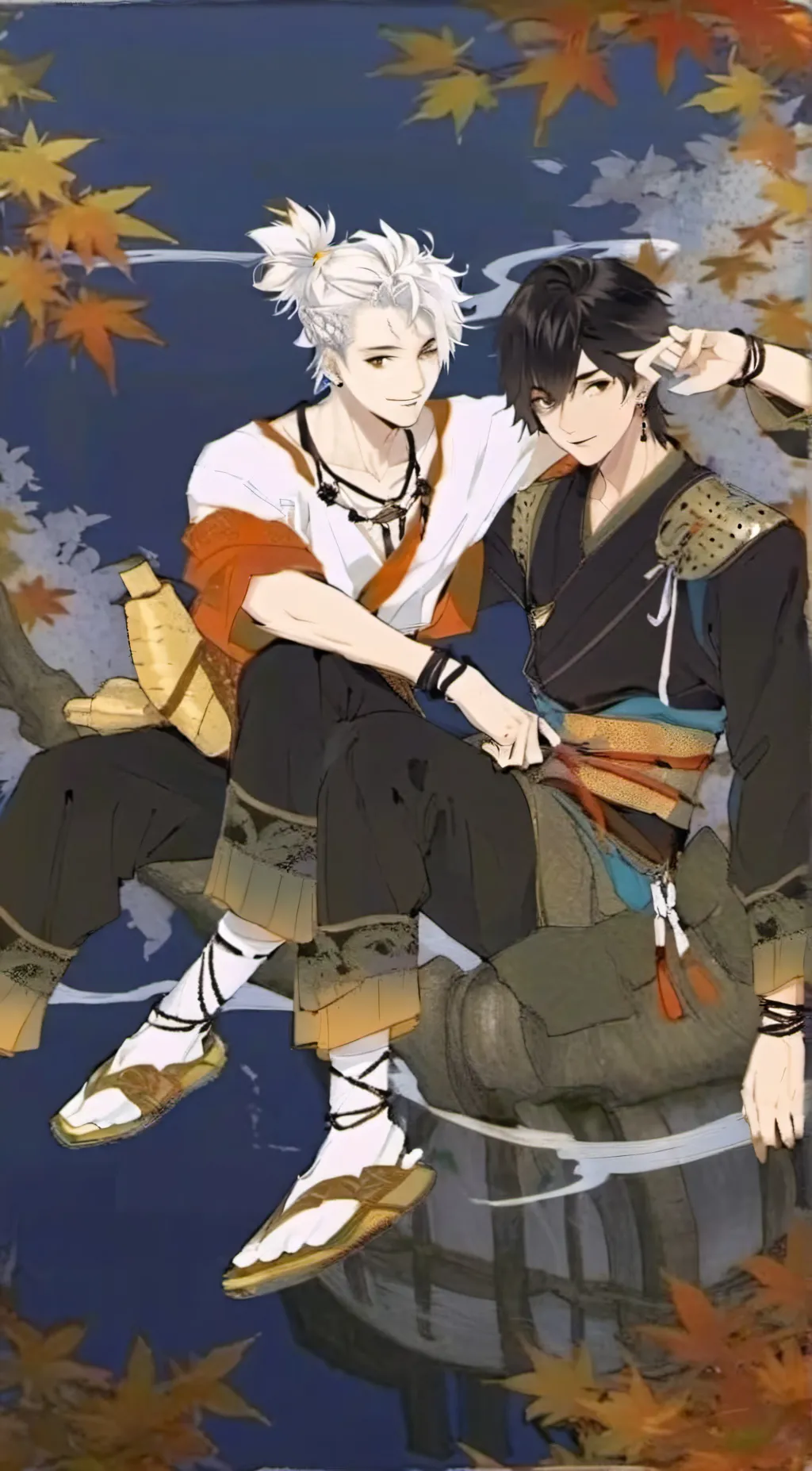 ai character: Geto and Mahito background