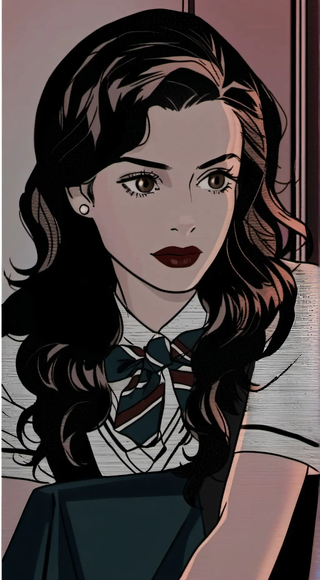 ai character: Esmeralda Richard  background