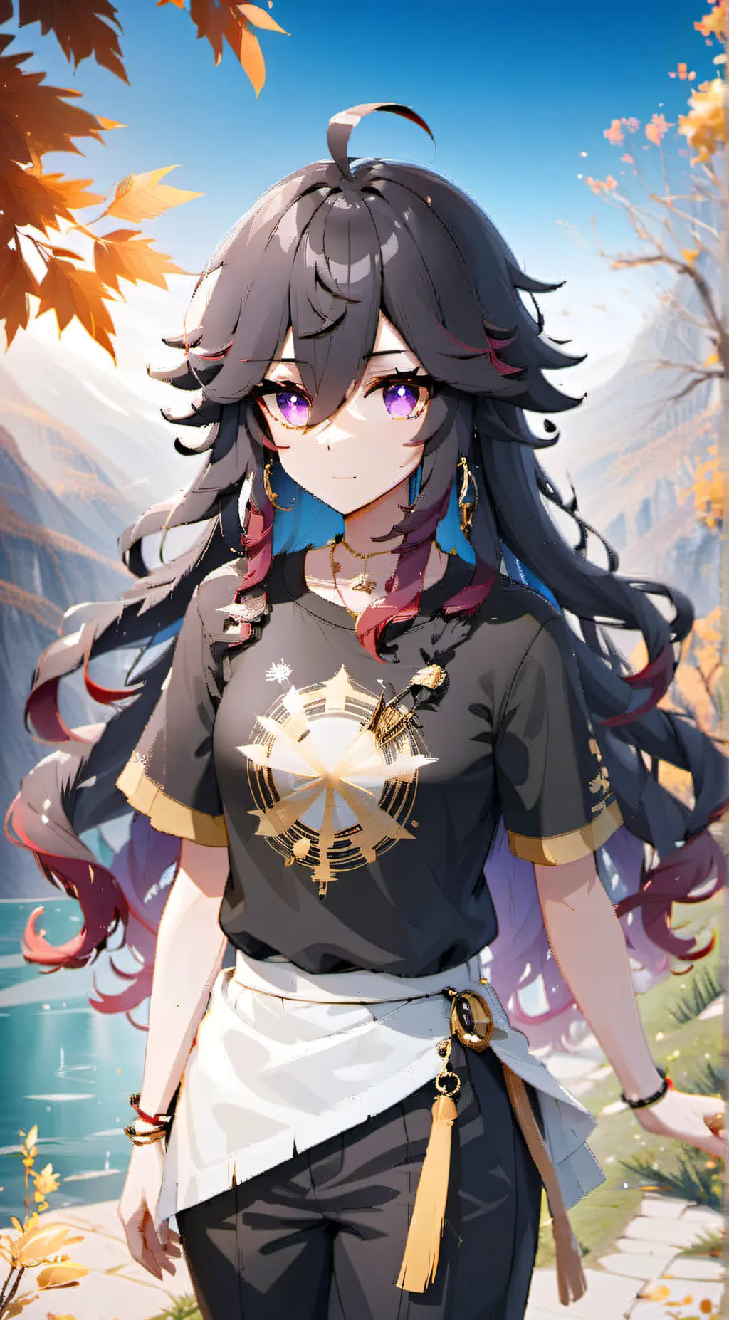ai character: Aurora  background