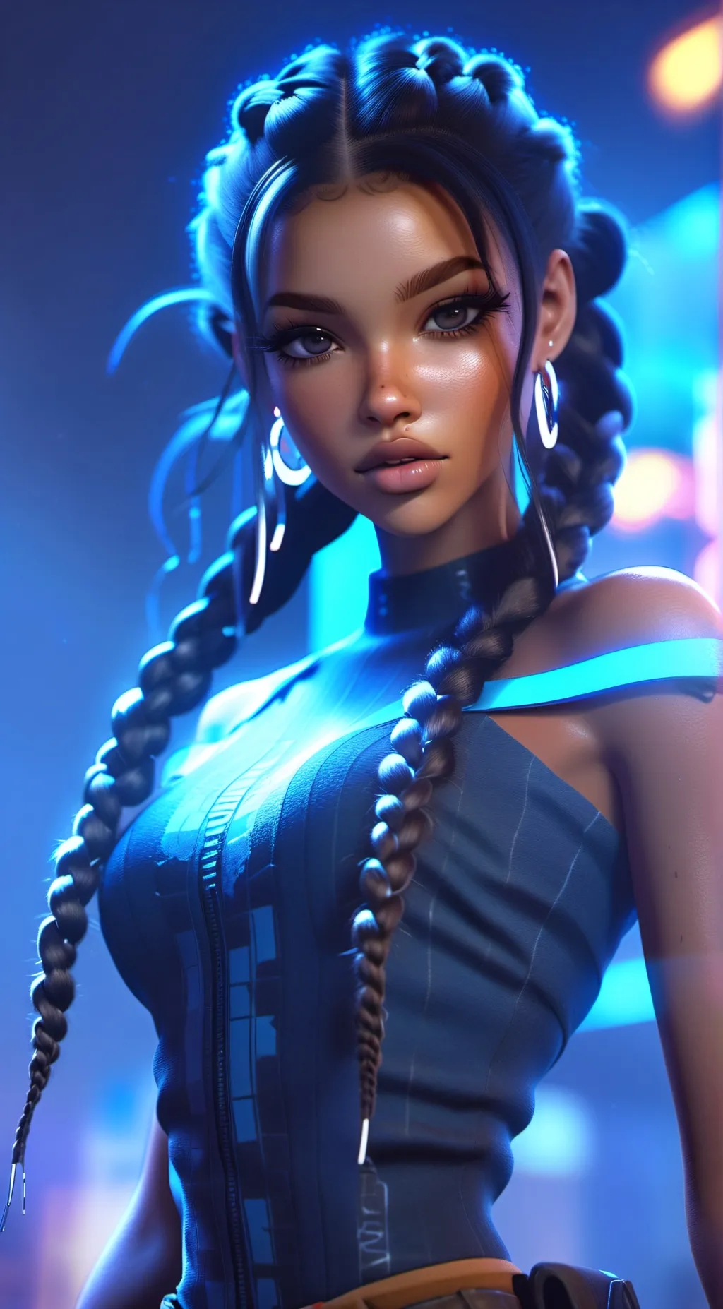 ai character: Mickilah  background