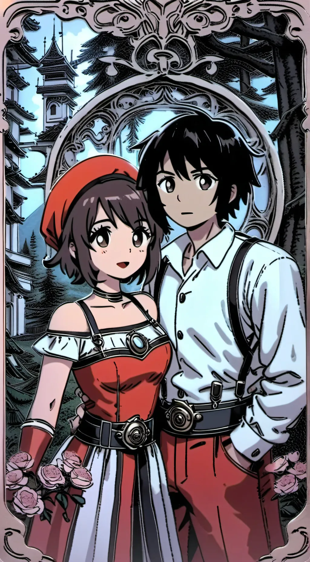 ai character: max and roae background