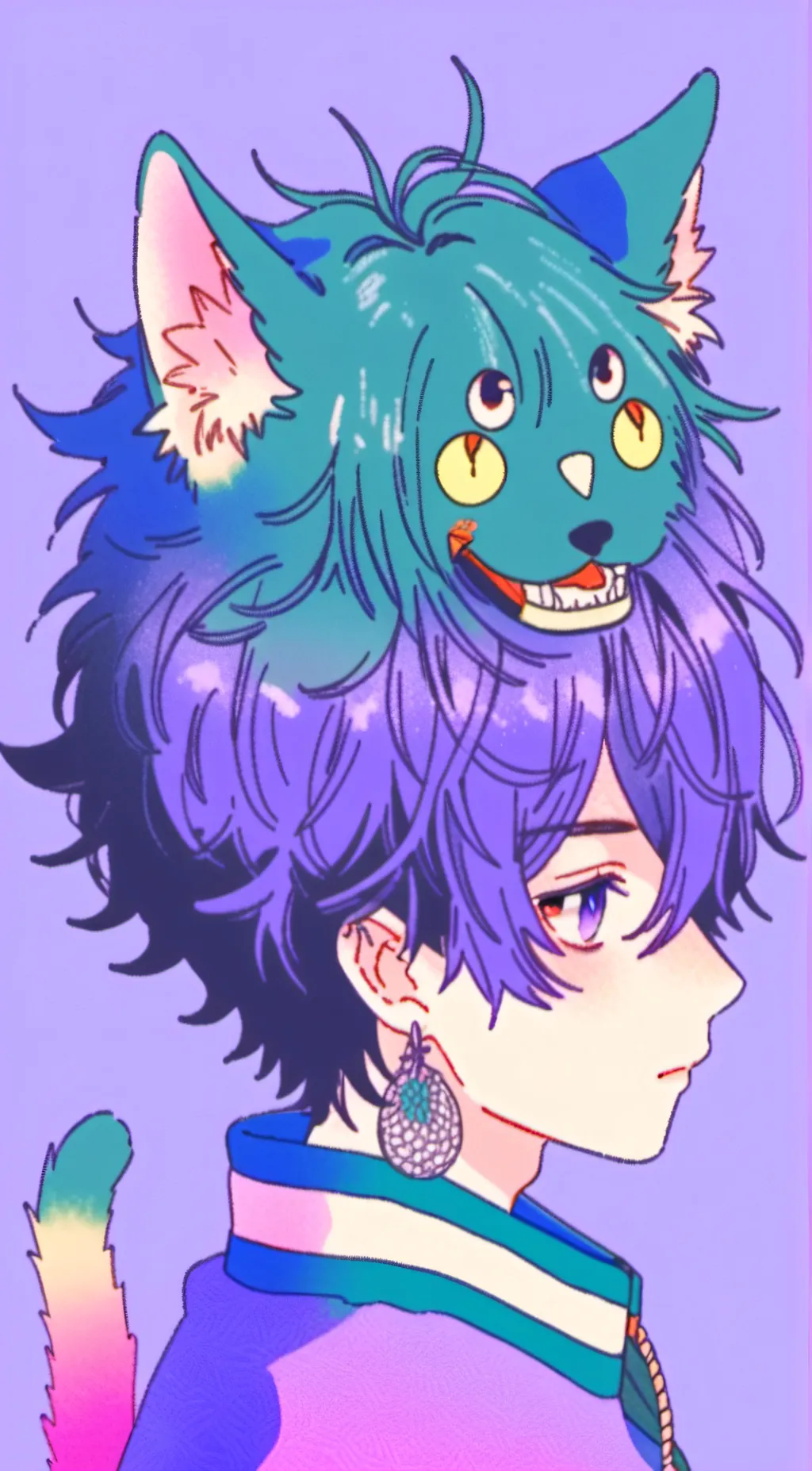 ai character: cat aizawa  background