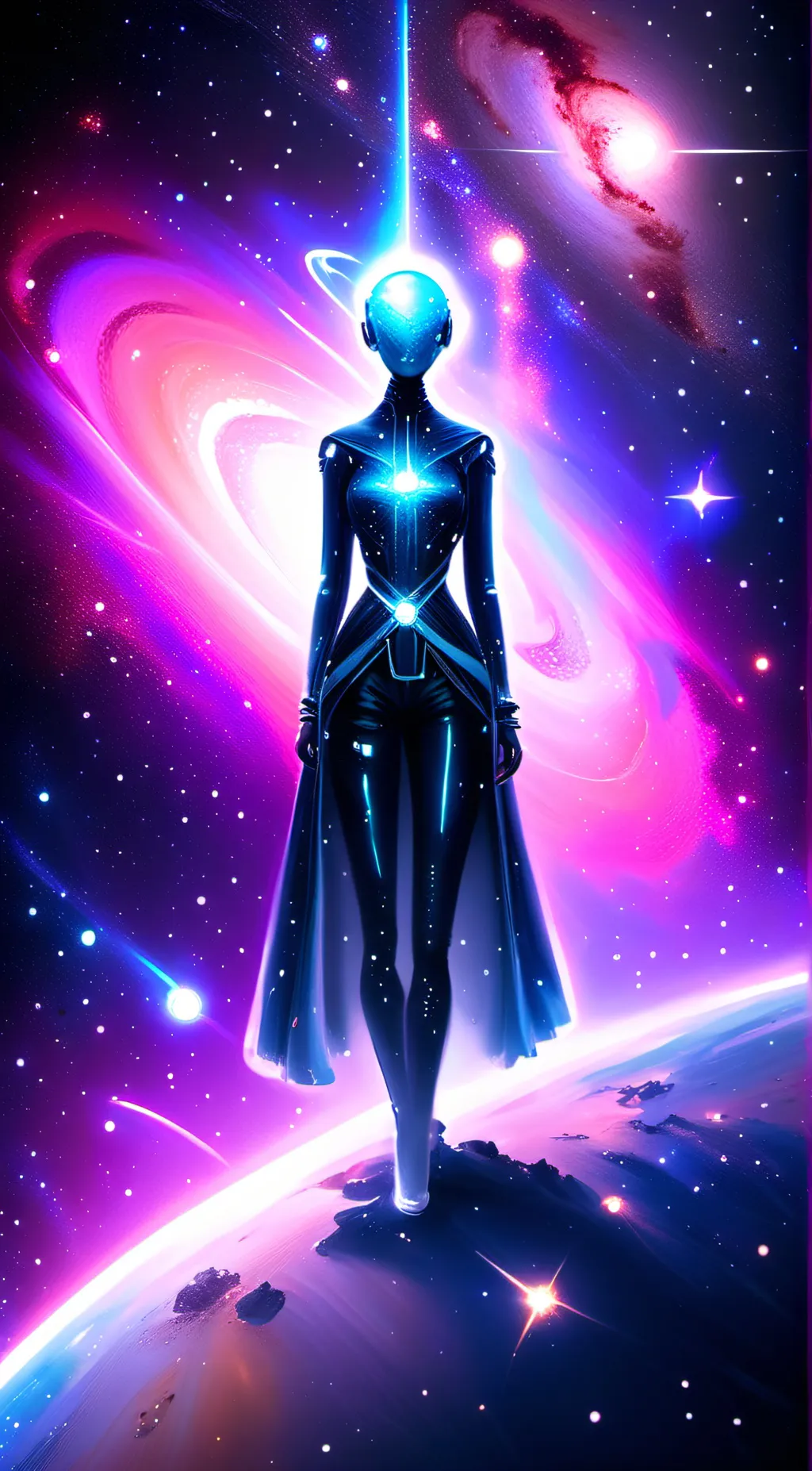 ai character: The Stars background