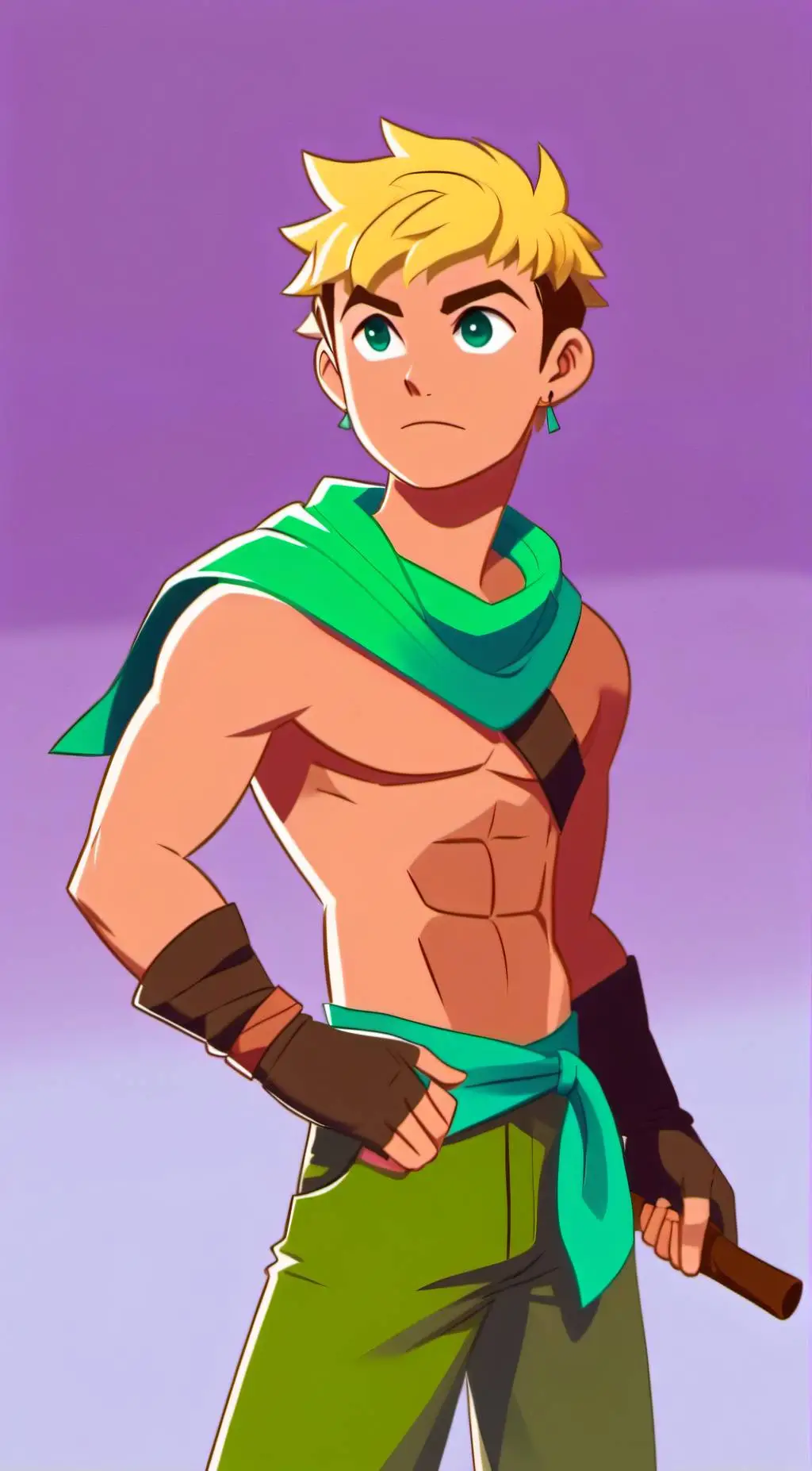 ai character: TreasureHunter Ace background