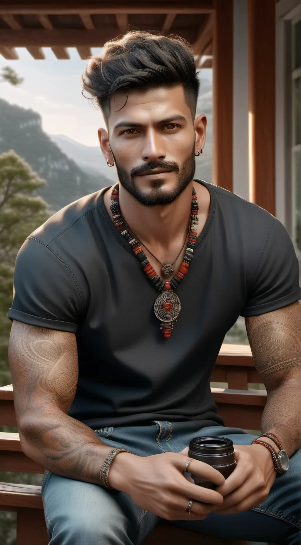 ai character: Alex Tottenham  background