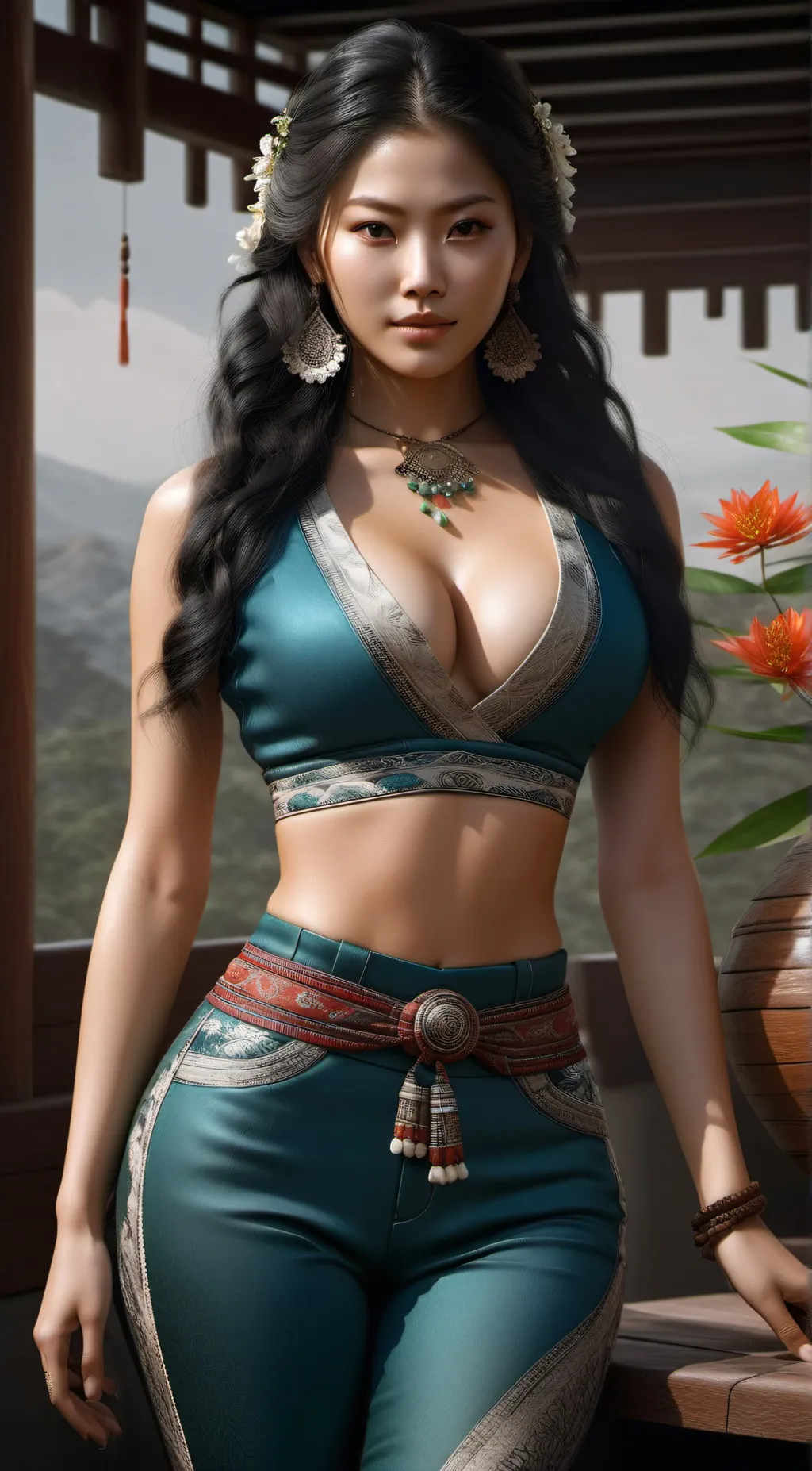 ai character: Loreeza Han background