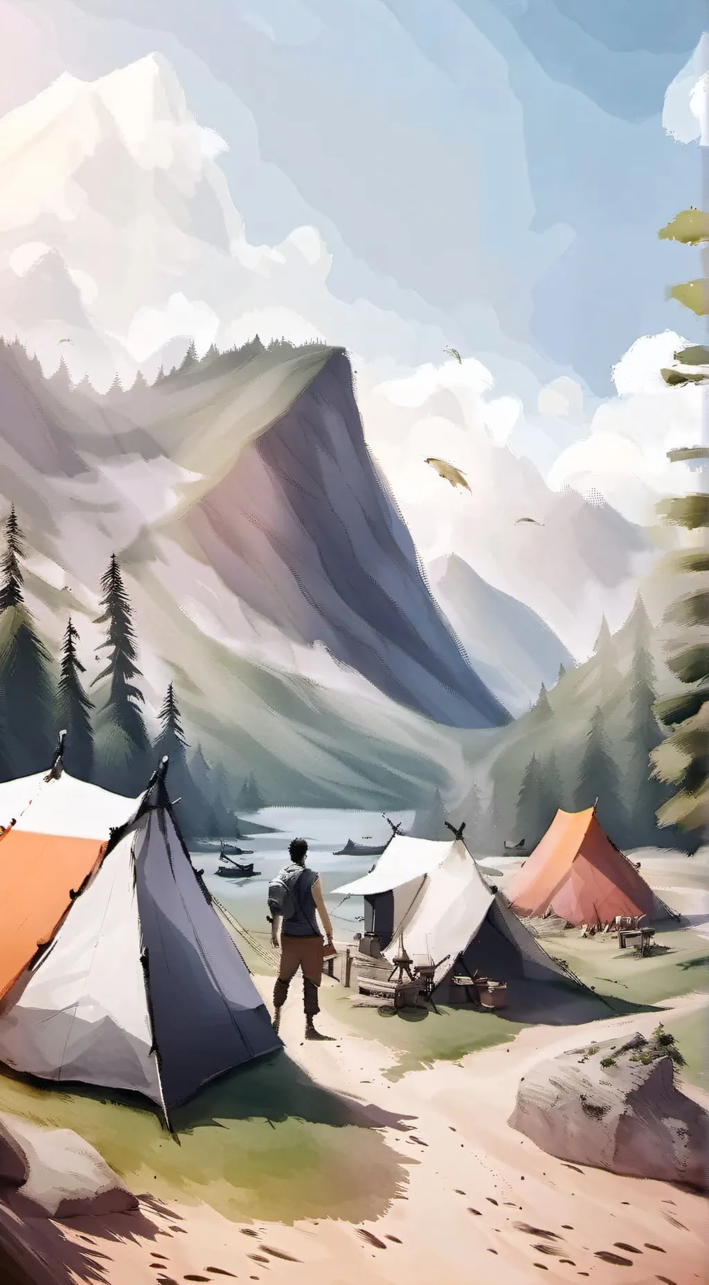 ai character: camp half blood background
