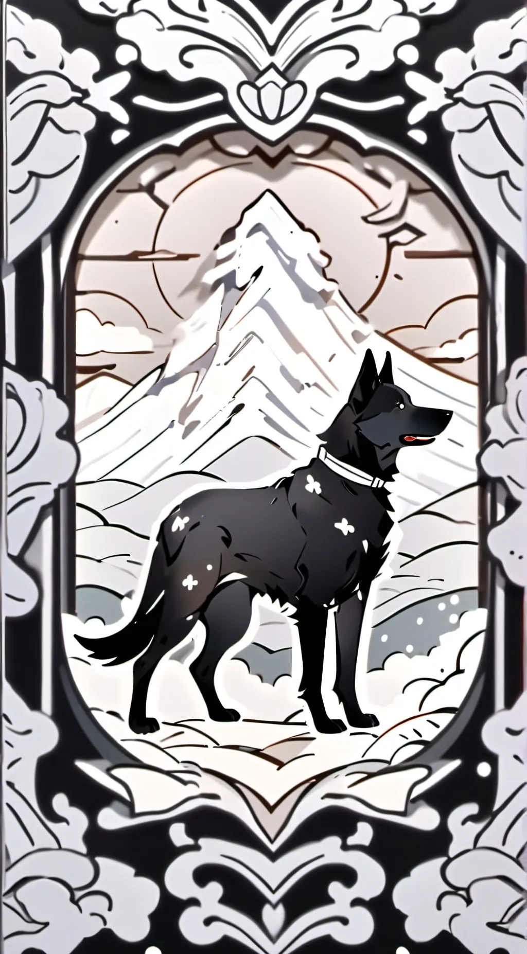 ai character: Luna background