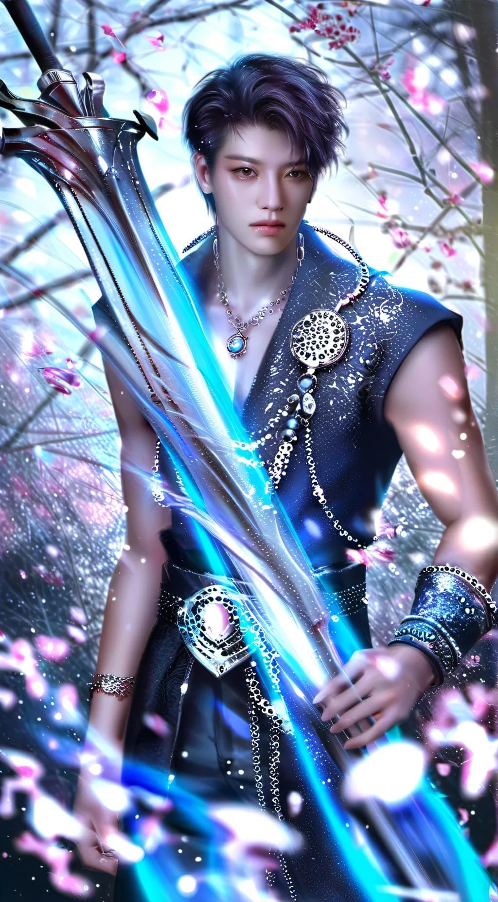 ai character: Levi  background