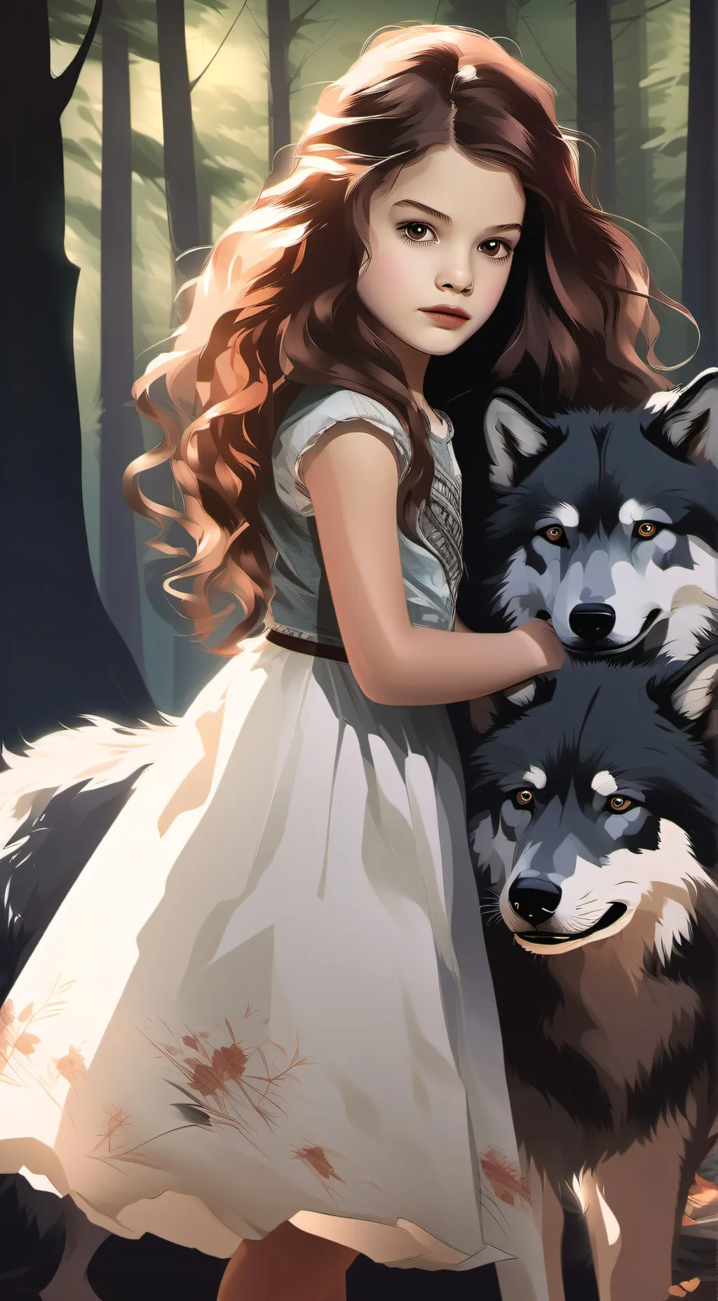 ai character: renesmee Twilight  background