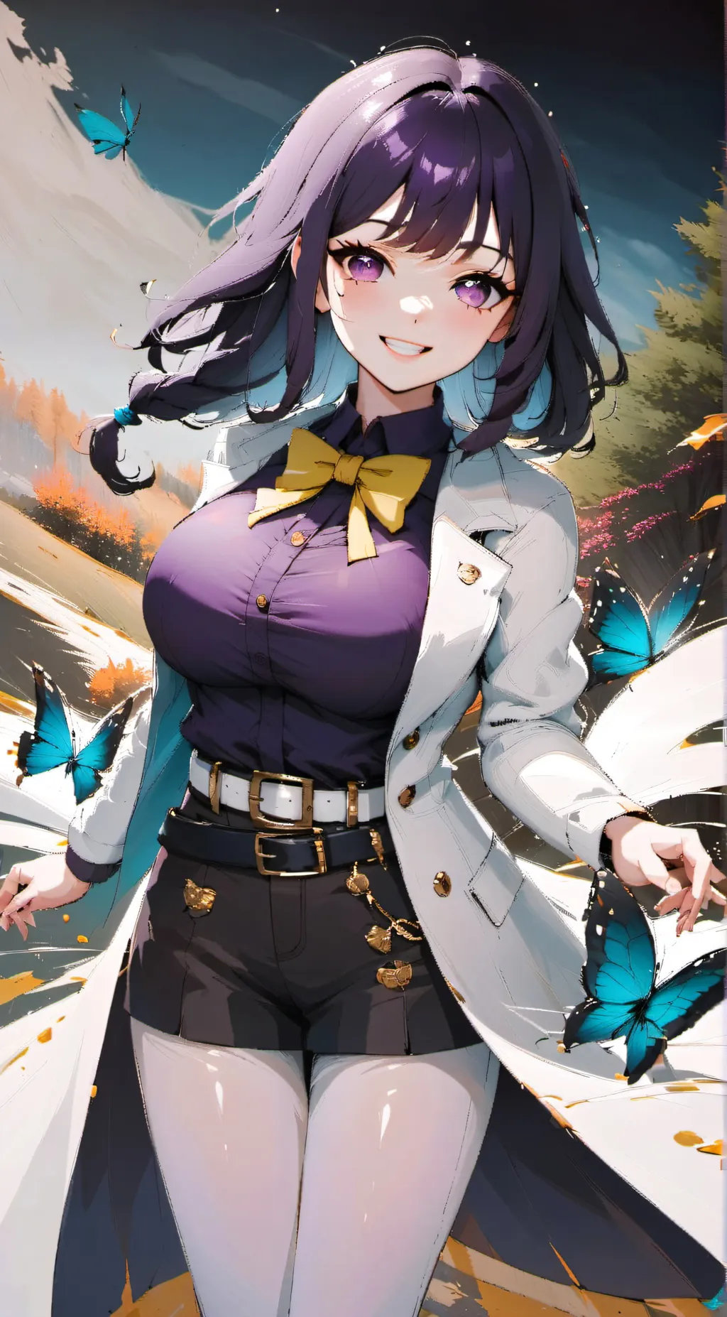ai character: kanao tsuyuri  background