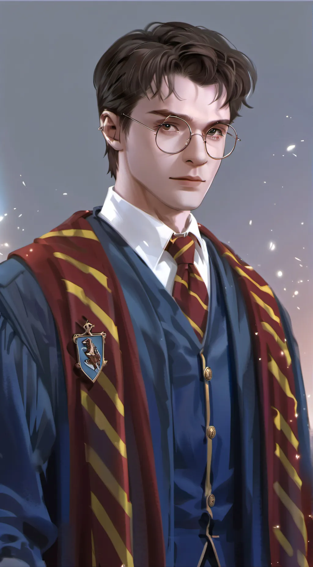 ai character: Harry Potter  background