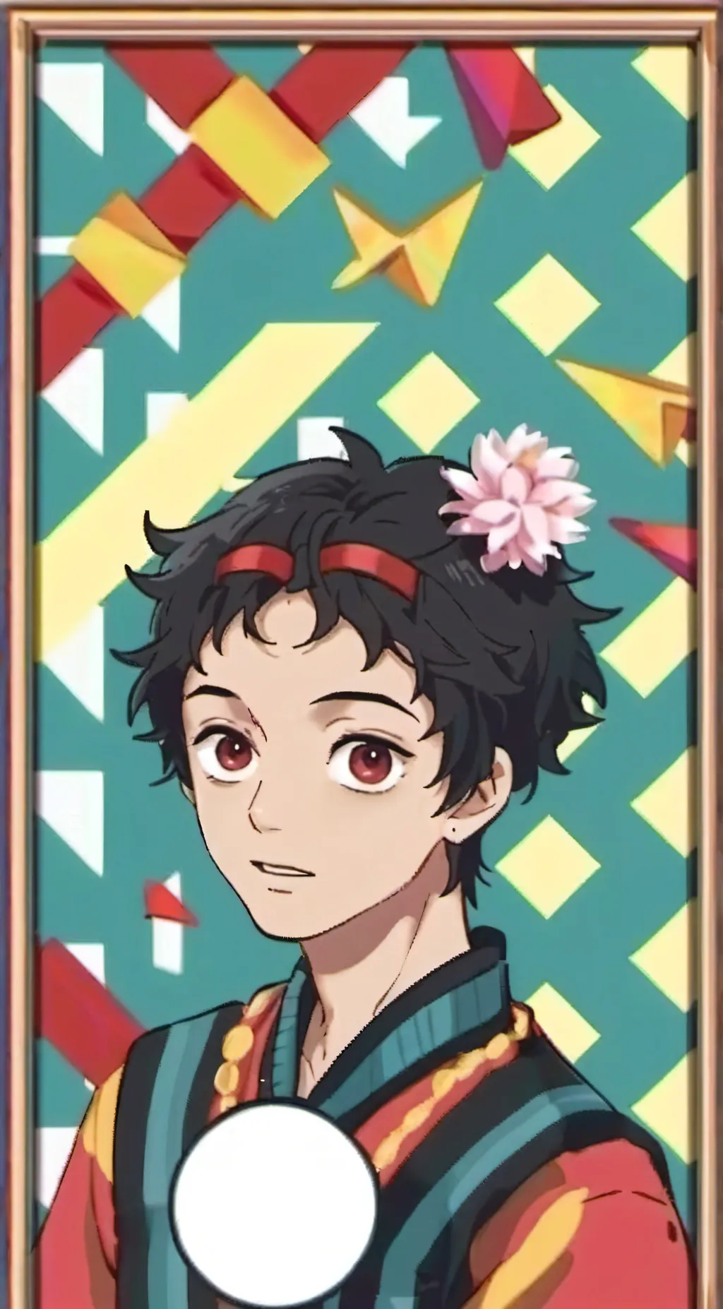 ai character: tanjiro background