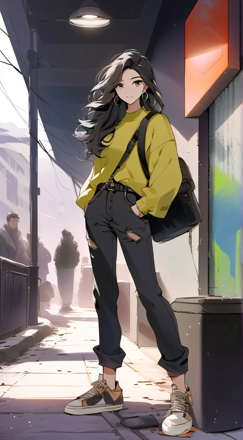 ai character: lil background