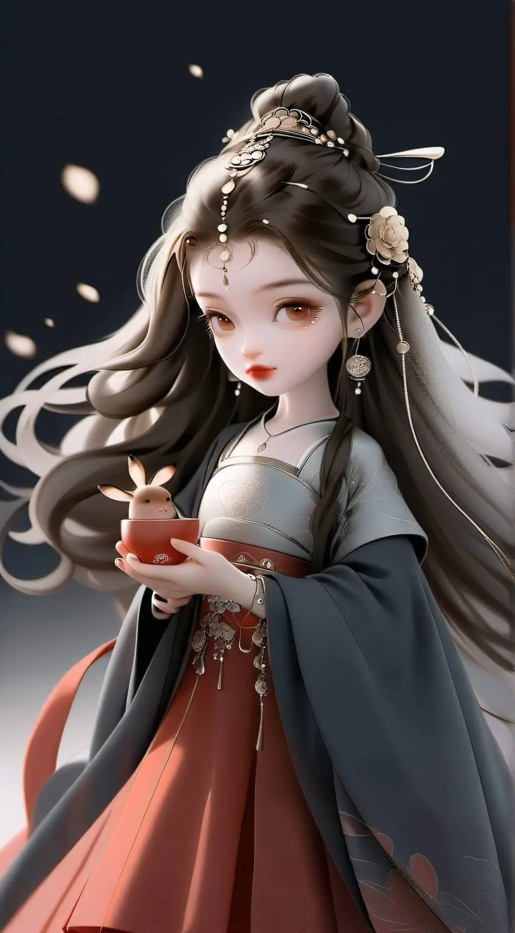 ai character: Lotus background