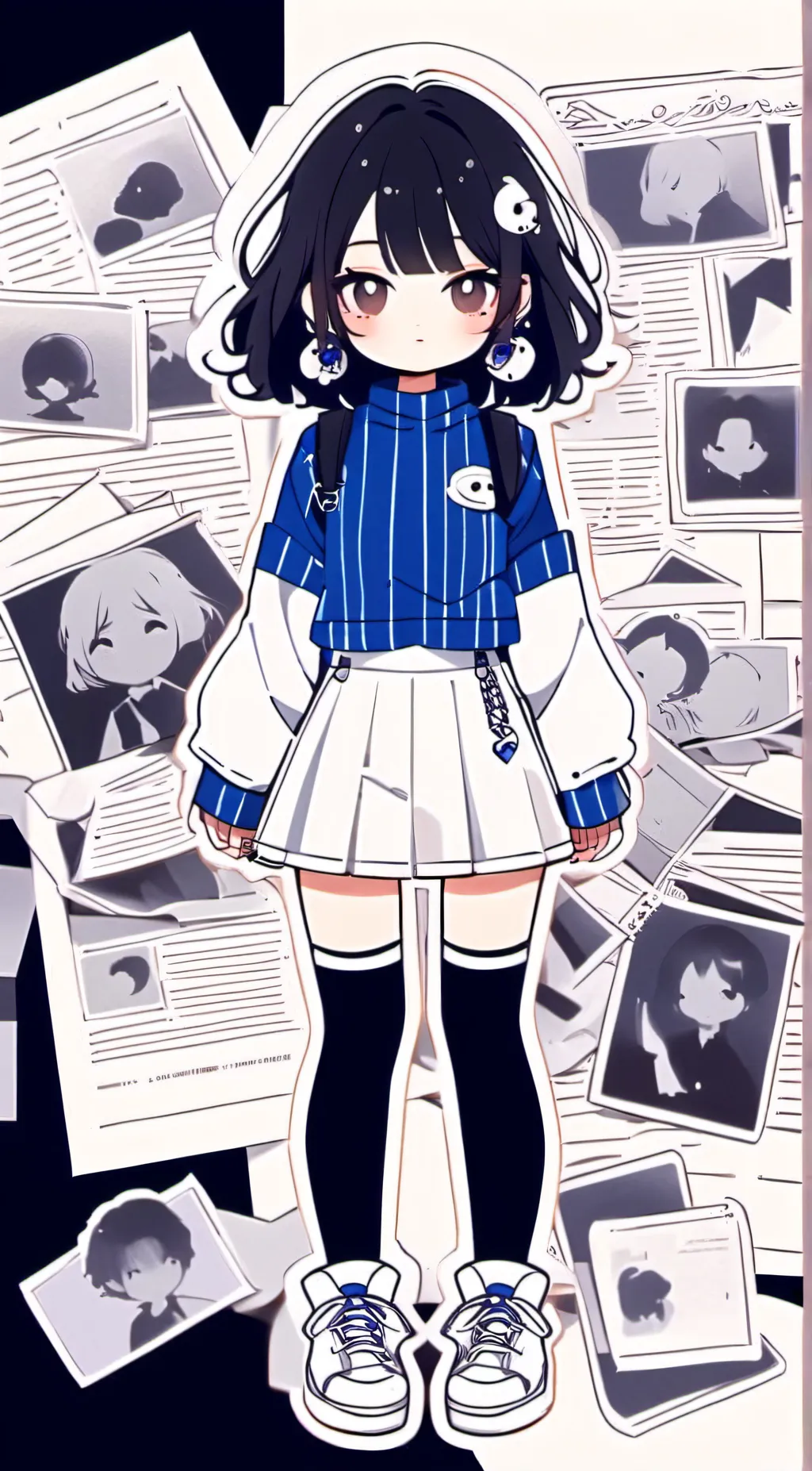 ai character: 🩵✨Maya✨💙 background