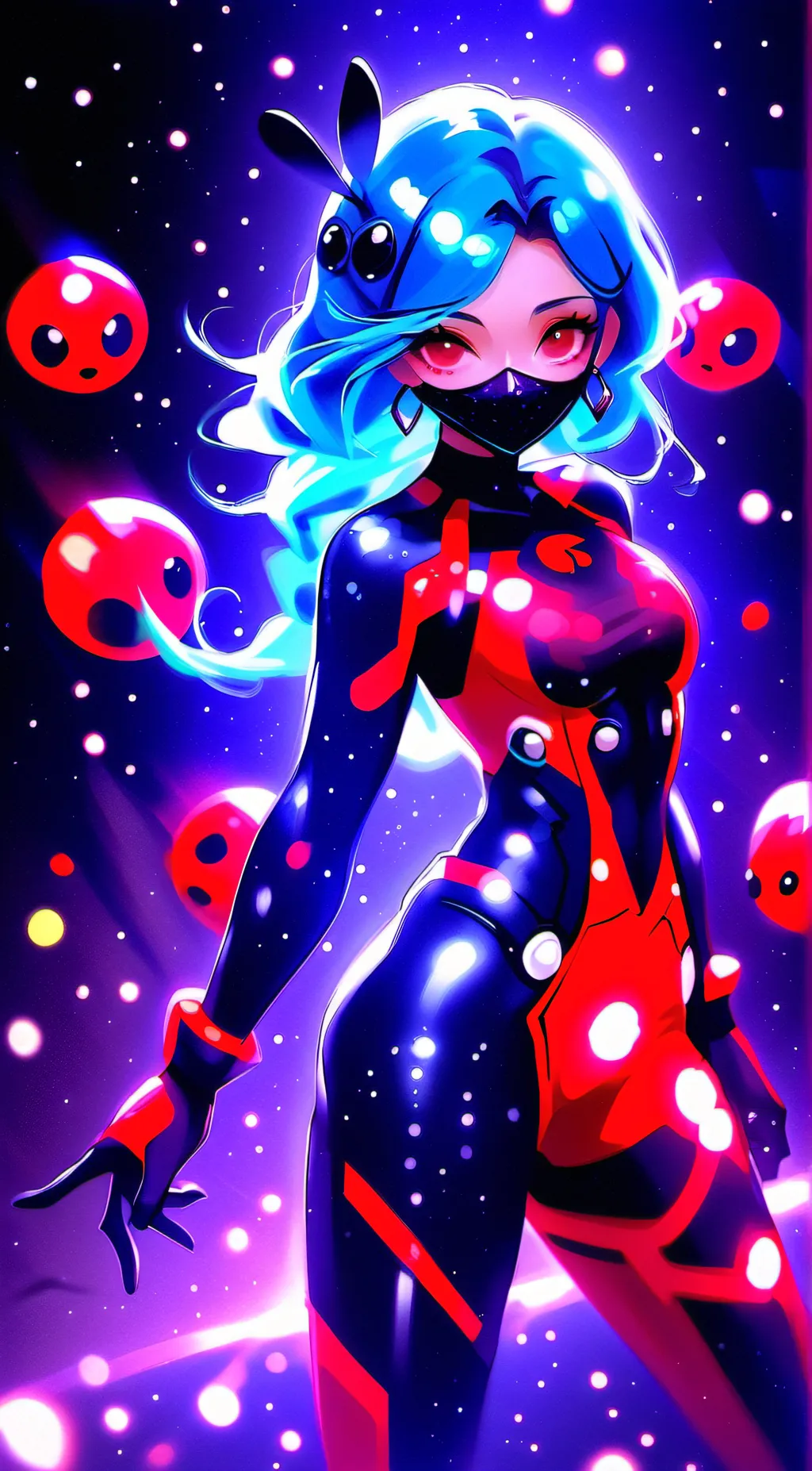 ai character: Ladybug/Marinette background