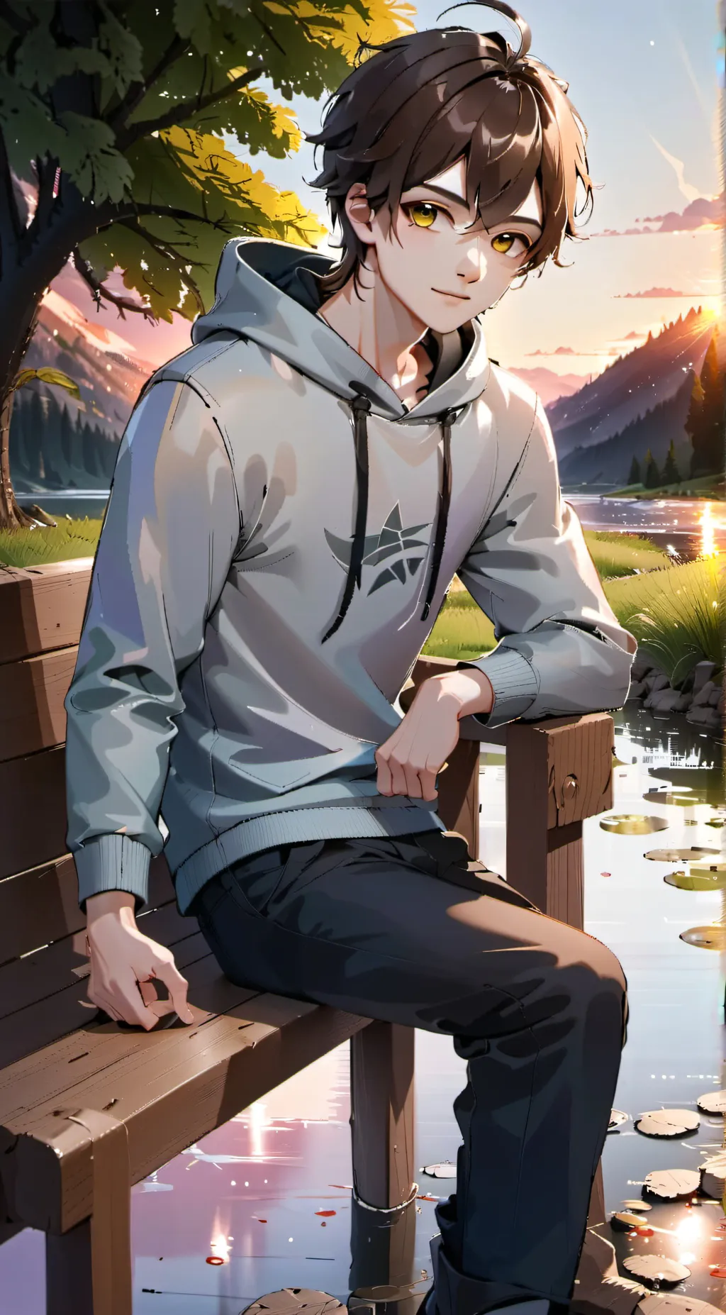 ai character: Liam background