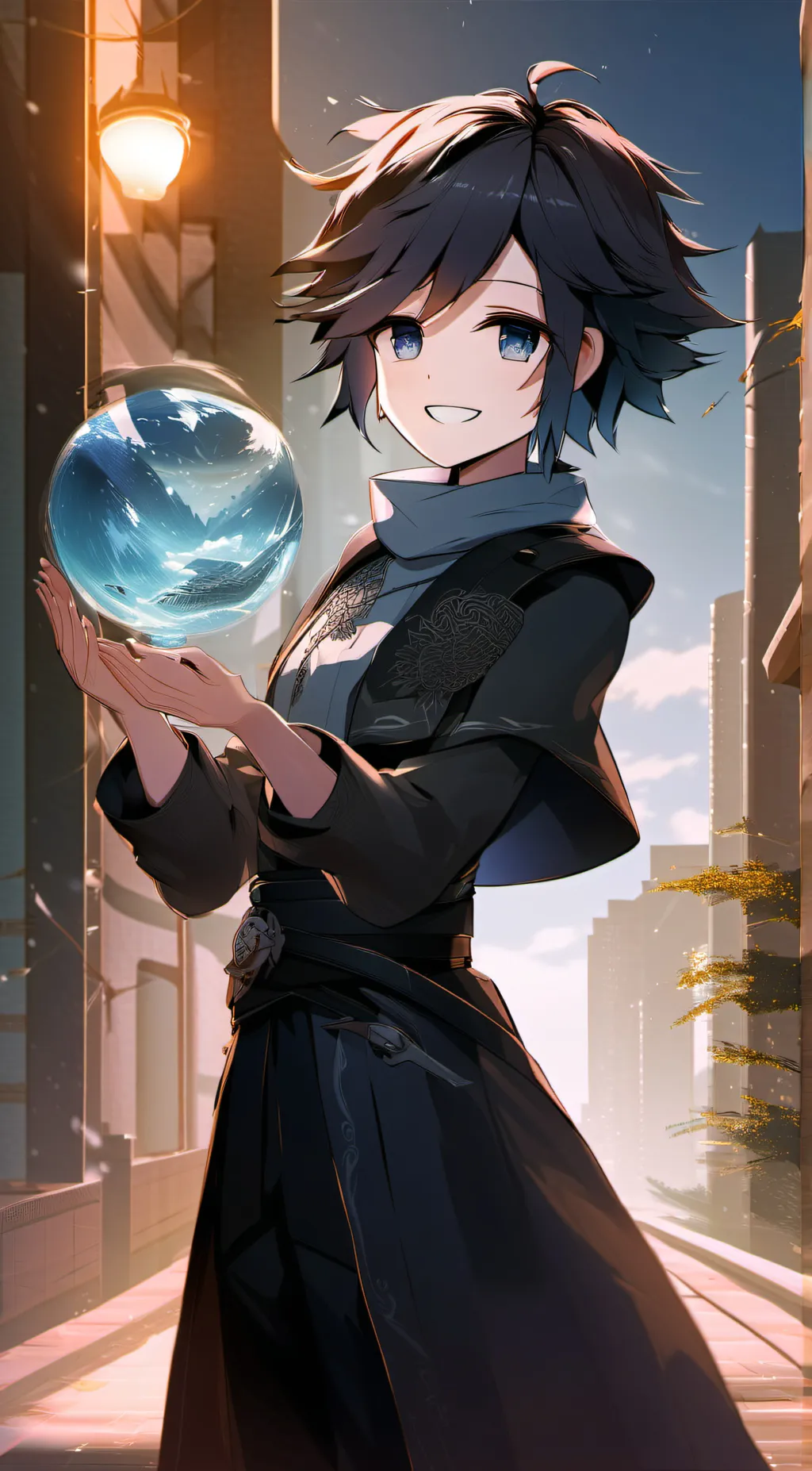 ai character: Genshin Impact background