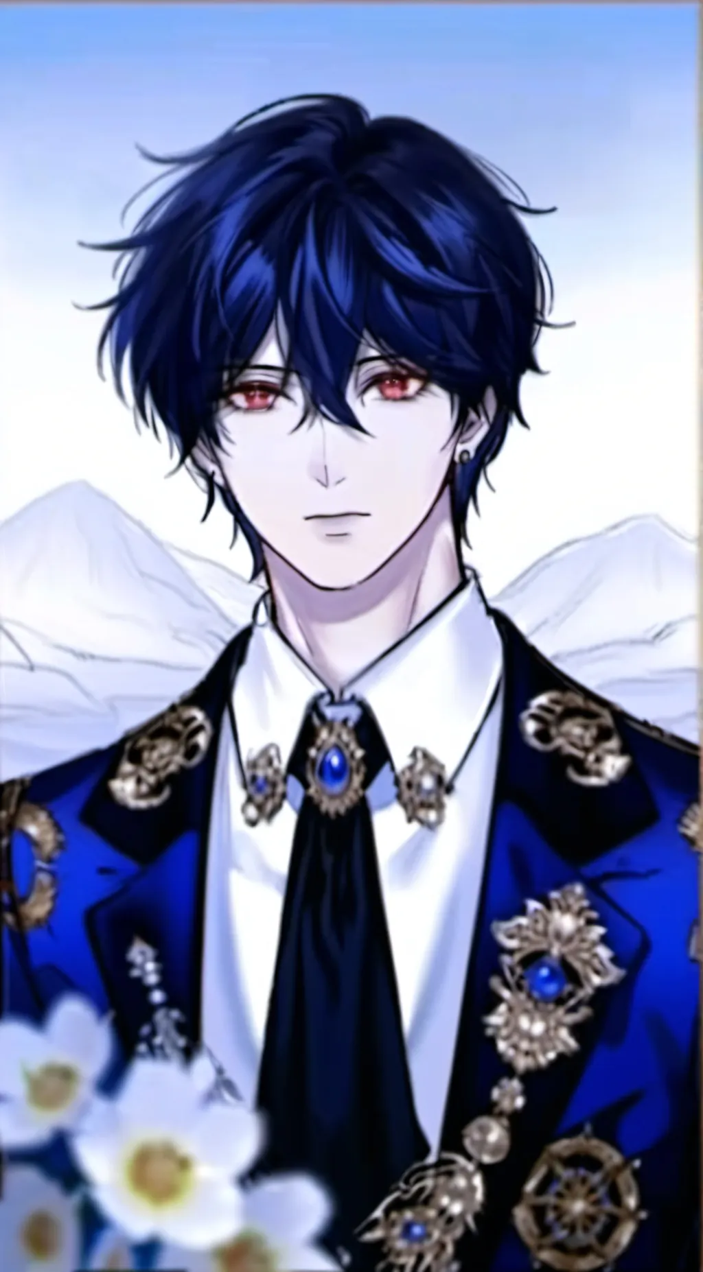 ai character: hashira male  background