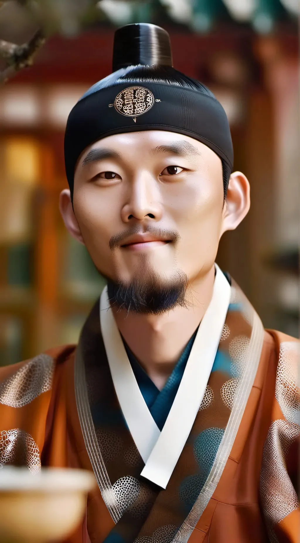 ai character: Asian Handsome Man background