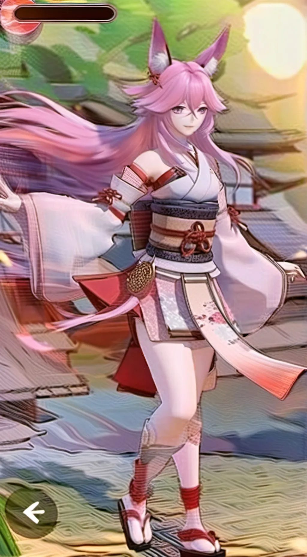 ai character: Yae Miko background