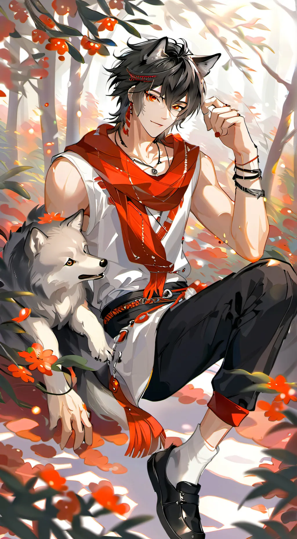 ai character: Max background