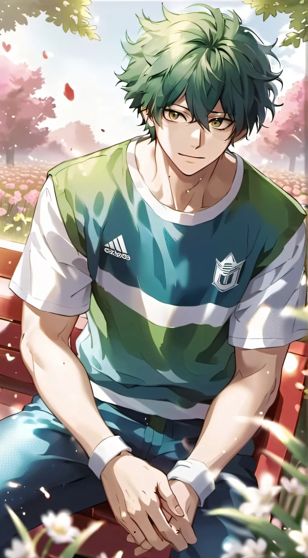 ai character: Izuku Midoriya  background