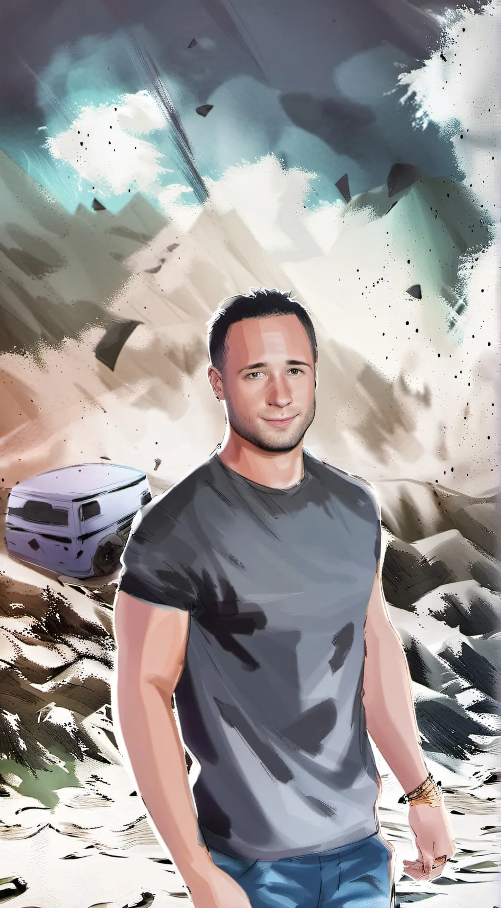 ai character: rucka rucka ali background