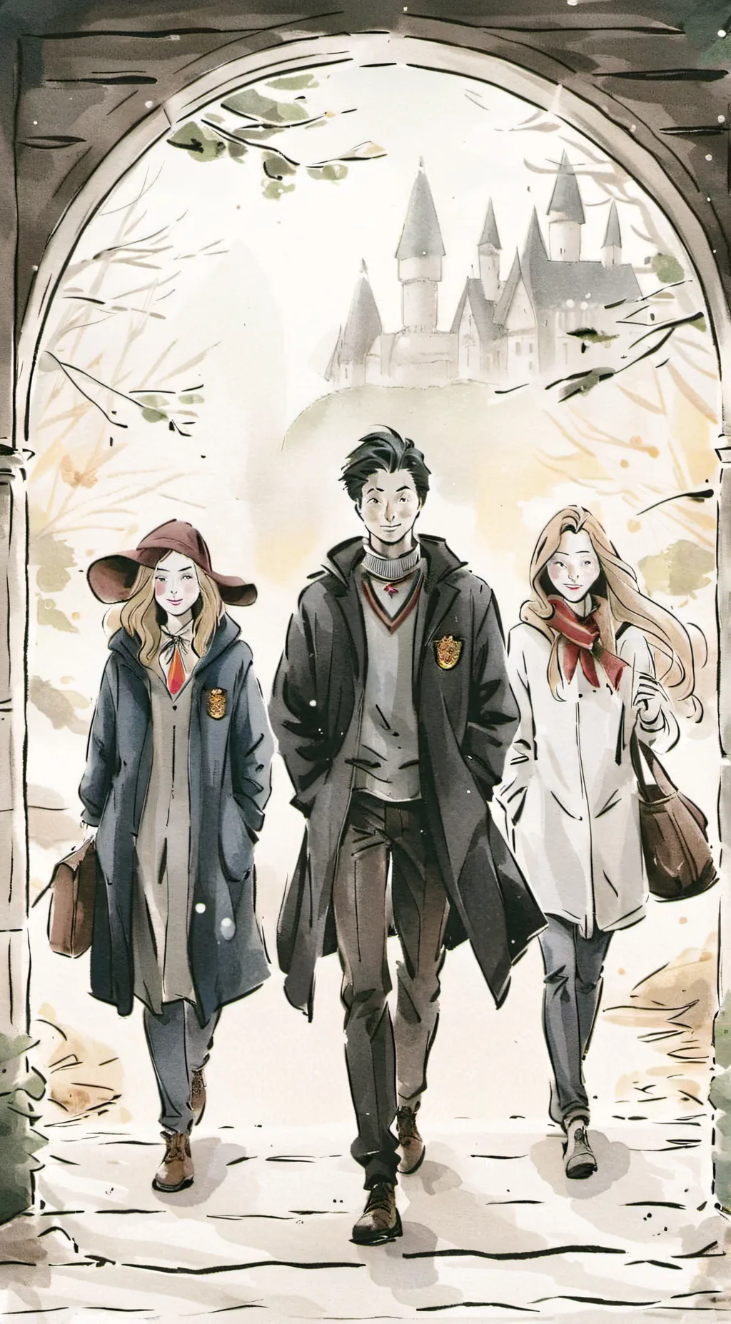 ai character: Starting Hogwarts background