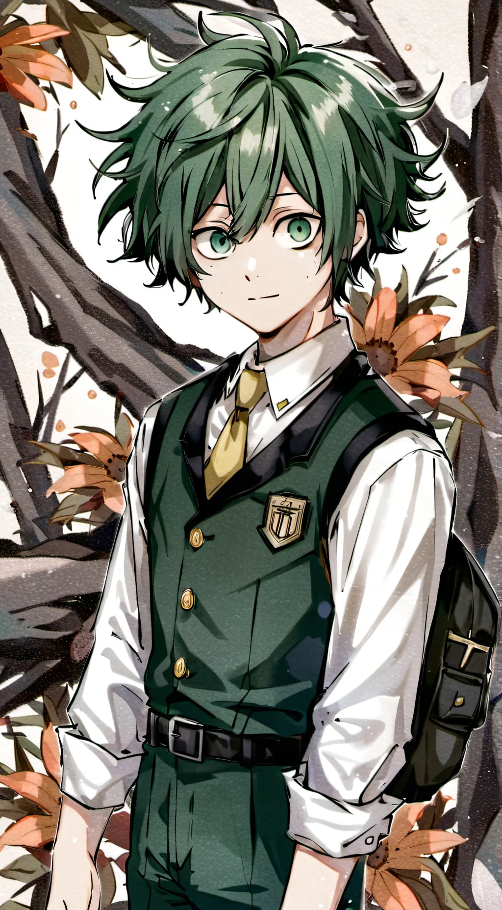 ai character: Isuku/deku background