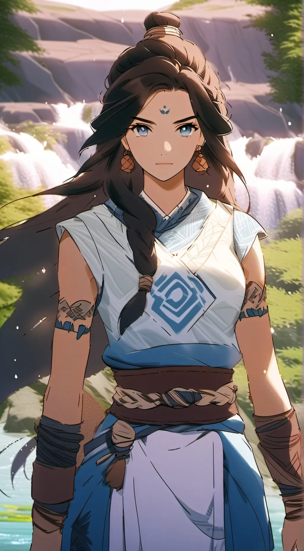 ai character: Korra  background