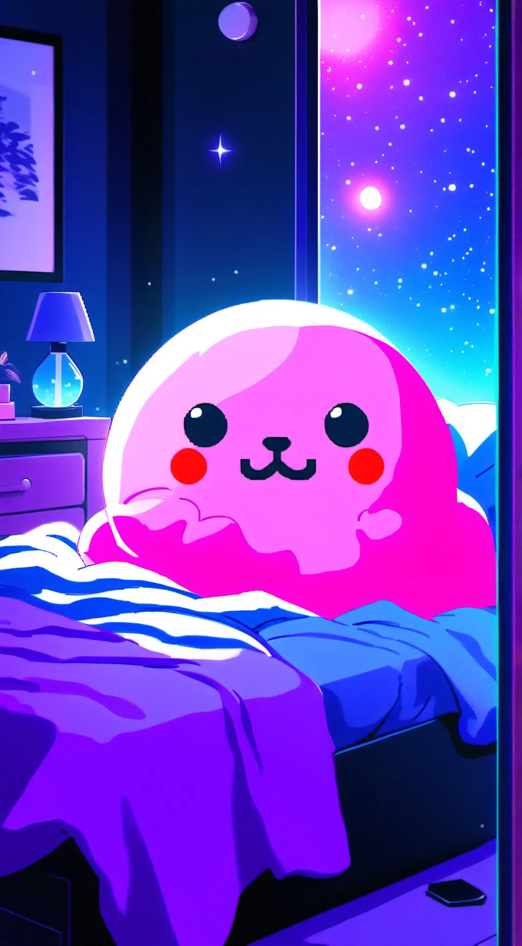 ai character: slime background