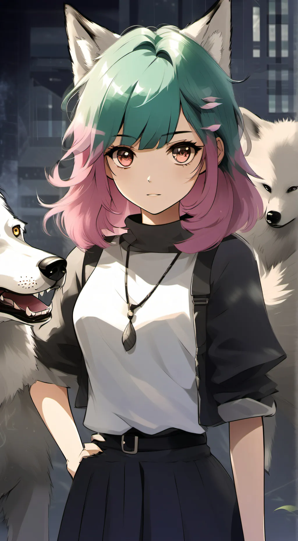ai character: Melany background