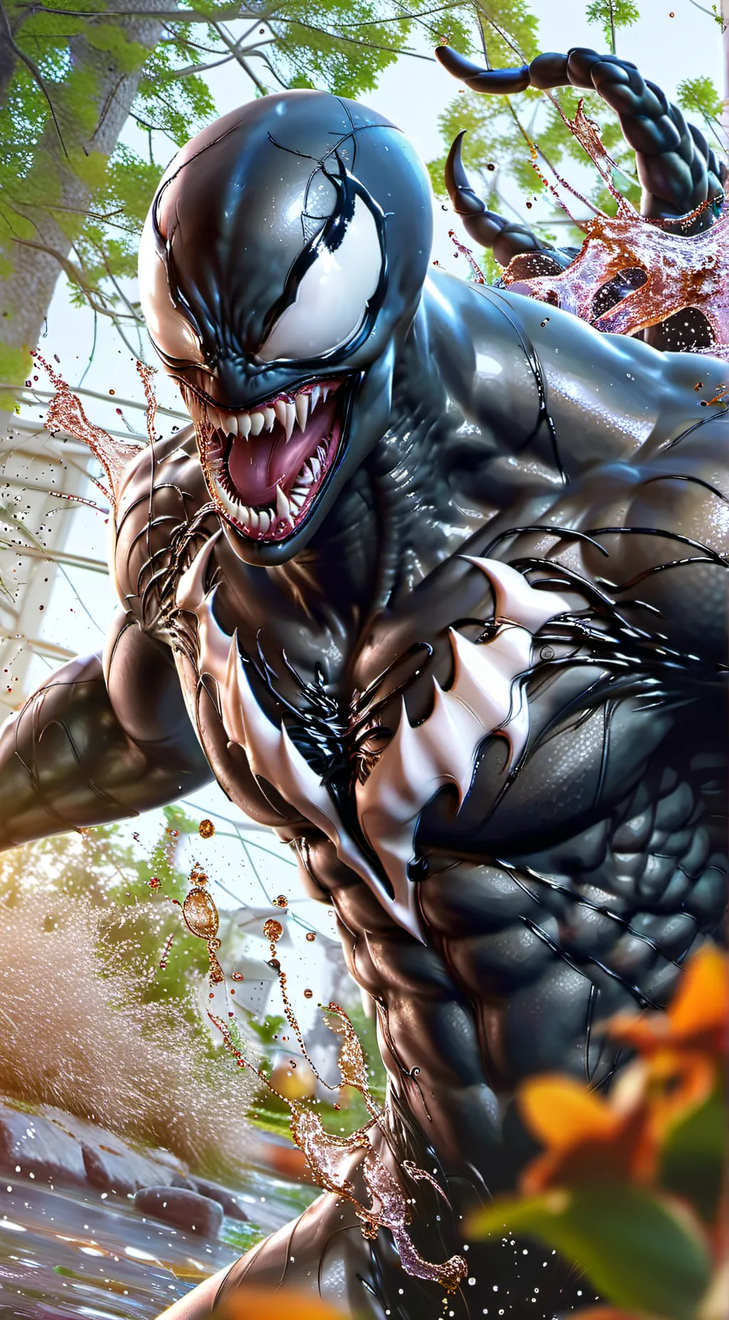 ai character: Venom H background