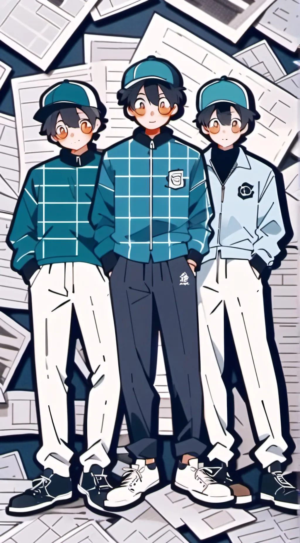 ai character: Oliver,Zip,Edward background