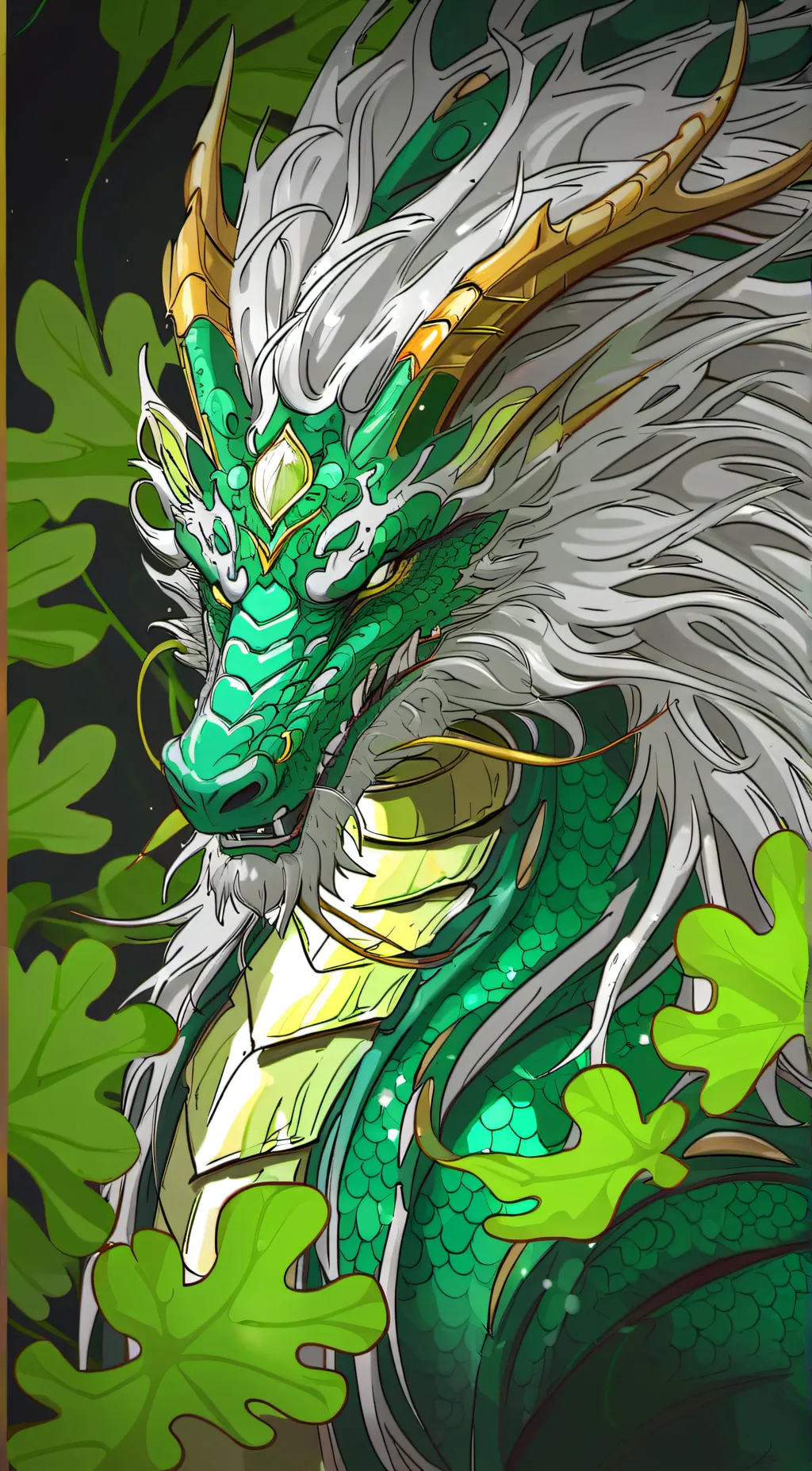 ai character: Vine background