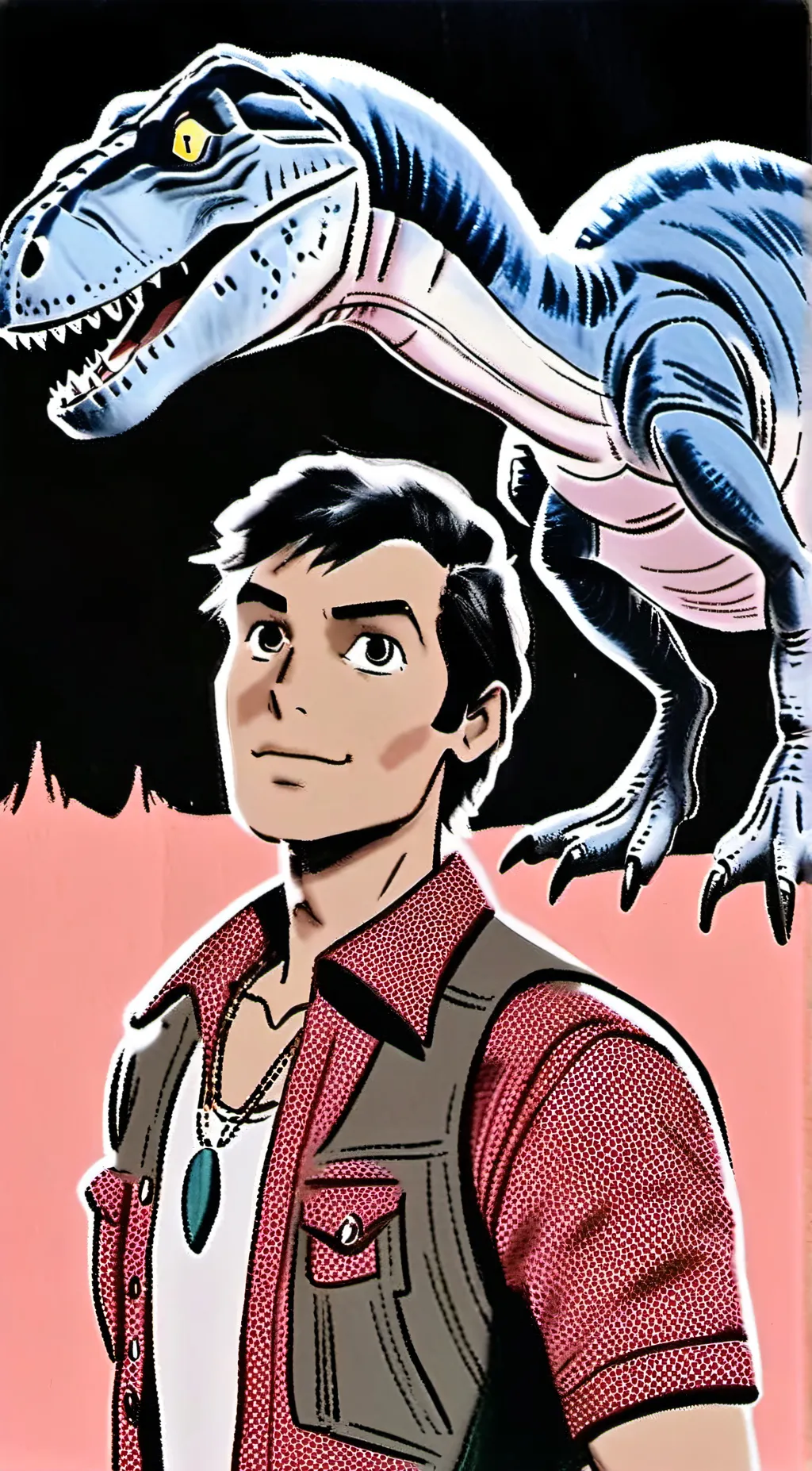 ai character: Blue and Owen background